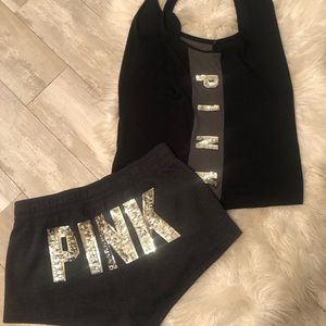 TODAY ONLY vs pink sequins bling set no offers or reduced shipping!Final price ❌